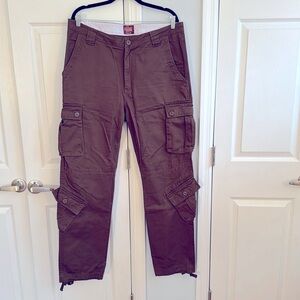 Matchstick Brown Cargo Pants, Size 38